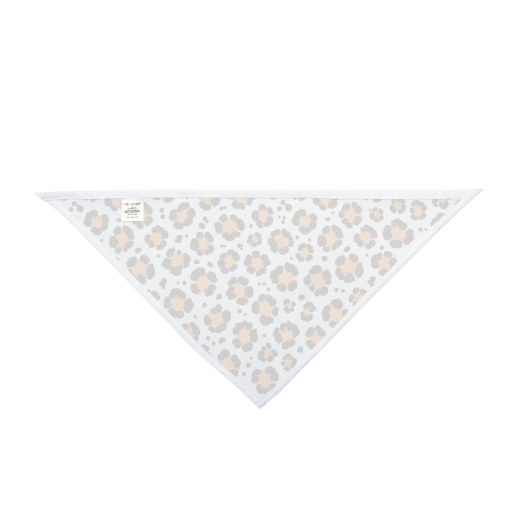 Leopard Paw Print Pet Bandana — Cute Animal Print Dog & Cat Accessory