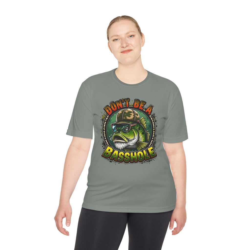 Funny Bass Fishing Tee - "Don't Be a Basshole" Graphic Fishing Shirt