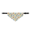 Clip-On Pet Bandana — Cute Woodland Dino Pattern Collar Accessory