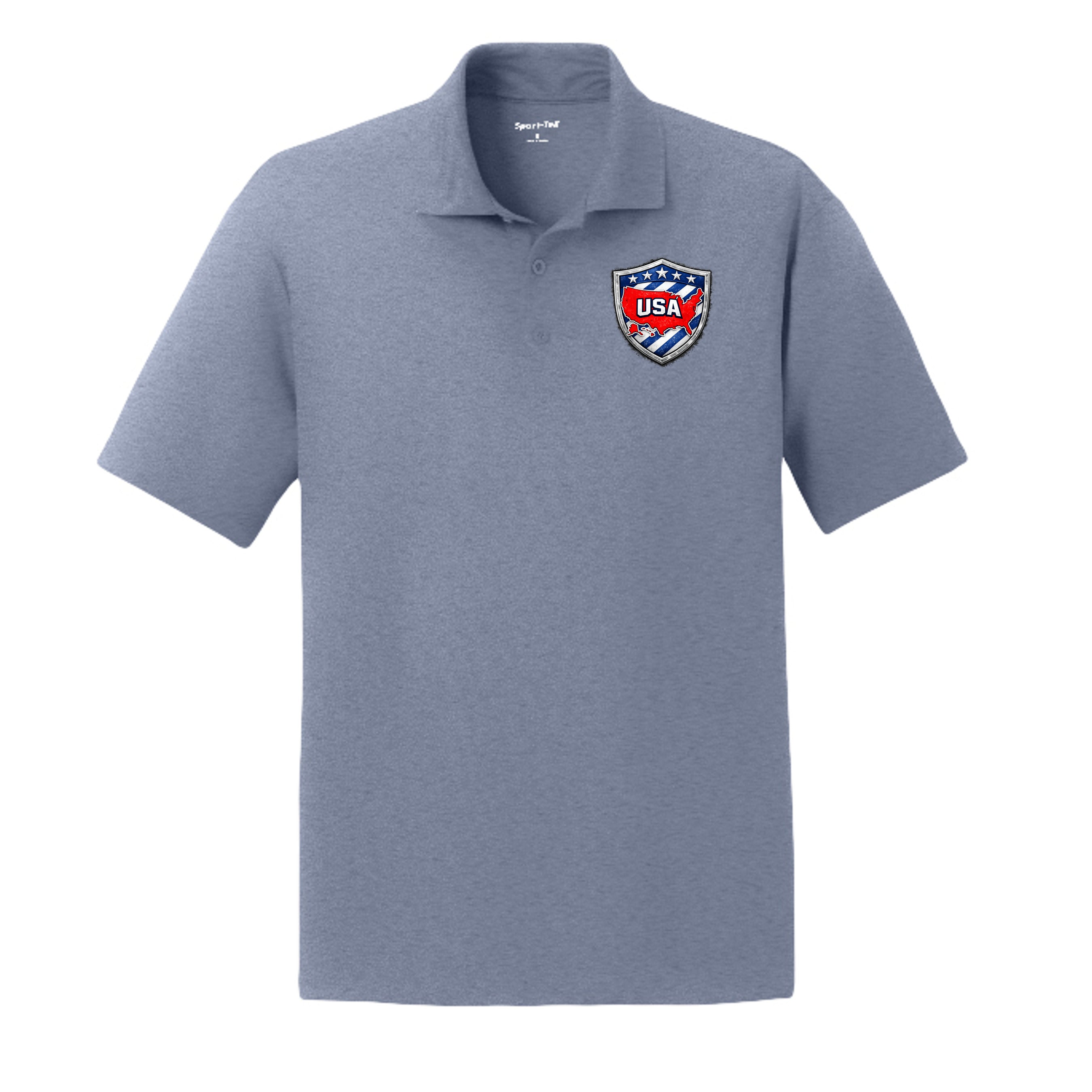 True Navy Hthr - ST640 - FRONT